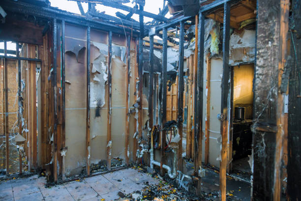 Professional Fire Damage Repair technician working in Murrells Inlet, SC